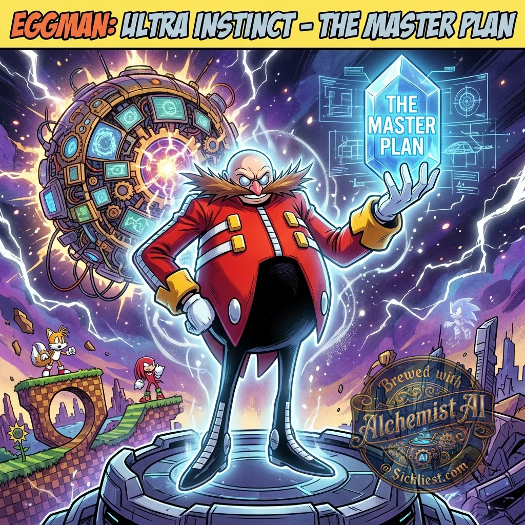 make eggman from sonic have ultra instinct and have the master plan