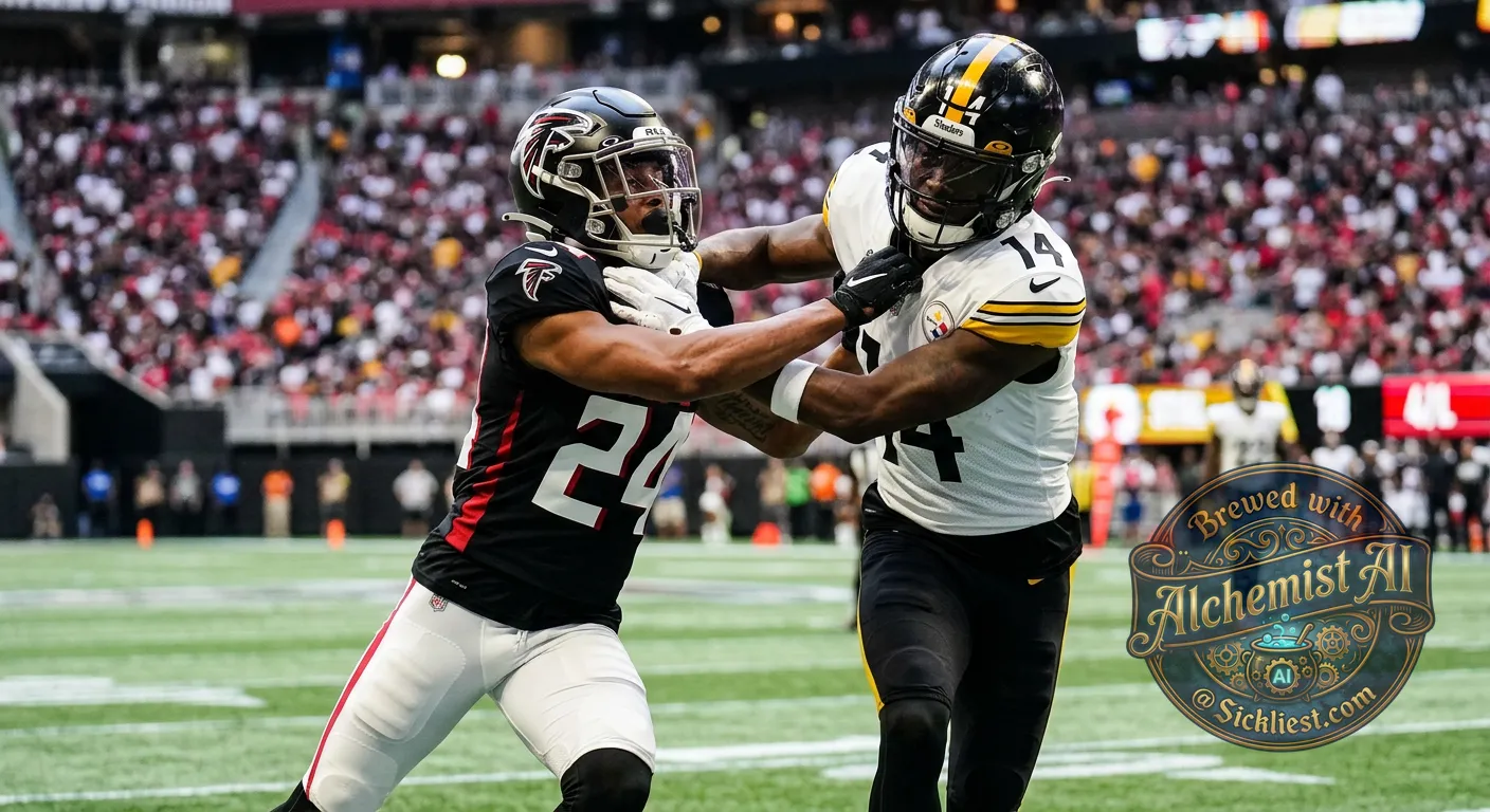 falcons cb aj terrell straping up steelers wr george pickens