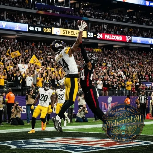 George Pickens mossing AJ Terrel for a touchdown in the 4th quarter to win the superbowl for the pitssburg steelers