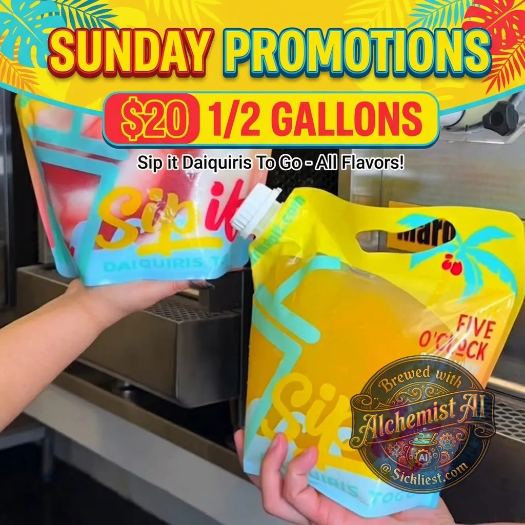 Create an ad that for our Sunday promotions. $20 1/2 Gallons