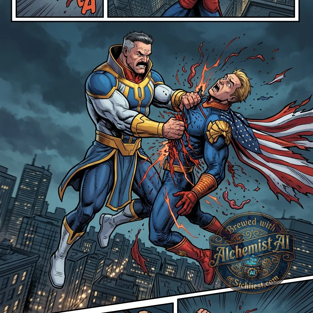 generate me thragg ripping homelander in half